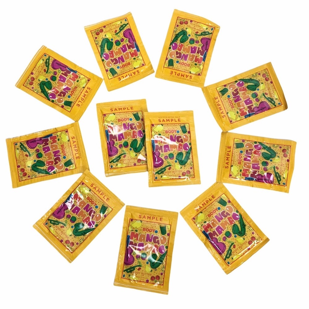 PERFECTLY POSH Mango Mambo Body Butter Moisturizer Lotion Samples 11 Packets